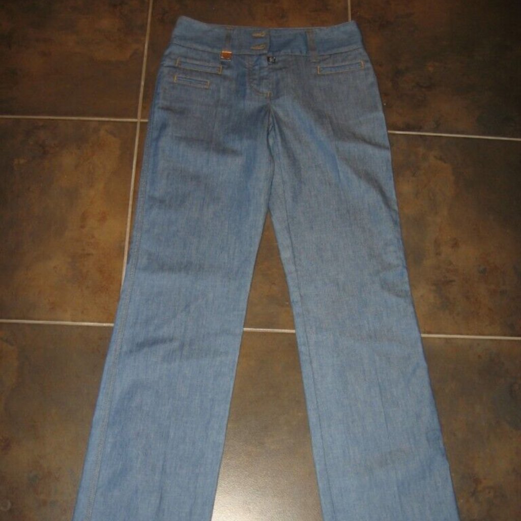 Dolce  Gabbana Wide Leg Indigo Denim Pants Jeans